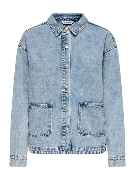 ONLY Prechodná bunda  modrá denim