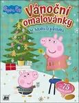 Vánoční omalovánky se samolepkami - Peppa Pig