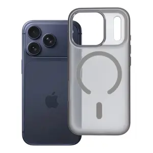 Zadní kryt FLEXLINE MAG COVER Case compatible with MagSafe pro Apple iPhone 17, šedá