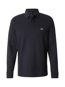 ARMANI EXCHANGE Tričko  námornícka modrá / biela