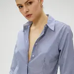 Koton Základní Košile Dlouhý Rukáv