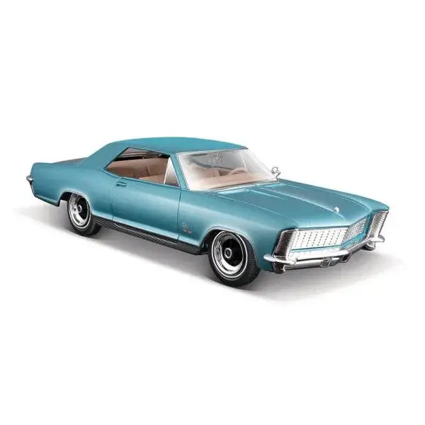 Maisto - 1965 Buick Riviera, kovový modrý, 1:26