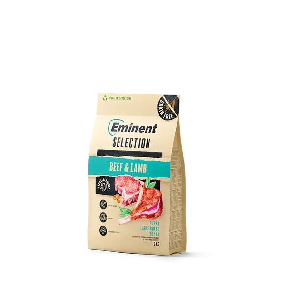 EMINENT Dog selection puppy large breed beef&lamb granule pro psy 2 kg