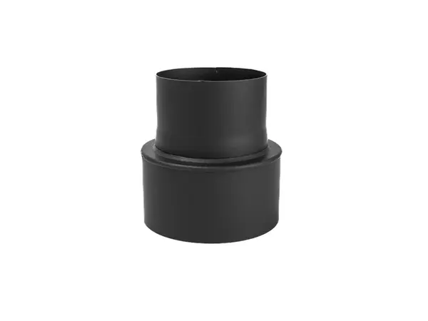 Redukce trubková 200/180 mm (d.160 mm), silnostěnné 1,5 mm, černá MA654517