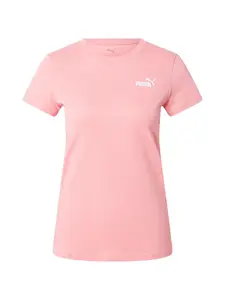PUMA Funkčné tričko 'ESS Small No. 1'  ružová / biela