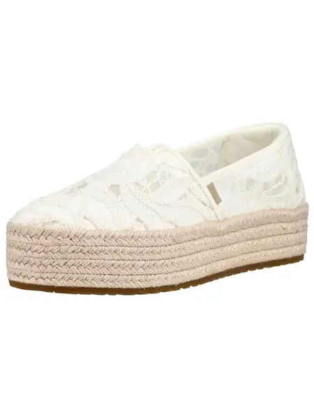 TOMS Espadrilky 'Valencia'  krémová