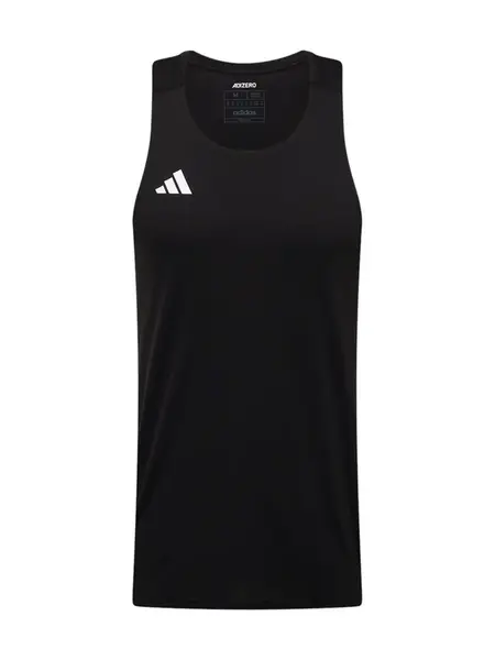 ADIDAS PERFORMANCE Funkčné tričko 'Adizero'  čierna / biela
