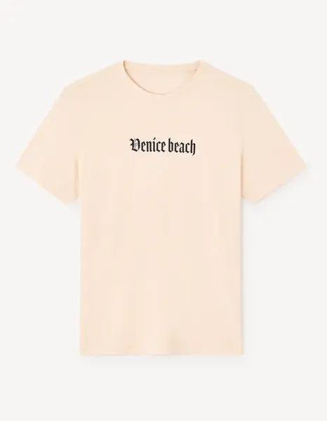 Celio Cotton T-Shirt Jedark - Men's