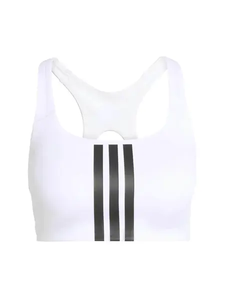 ADIDAS PERFORMANCE Športová podprsenka 'OPT 3S'  čierna / biela