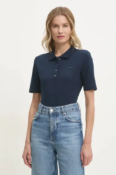 Tommy Hilfiger polo tričko dámske s bavlnou