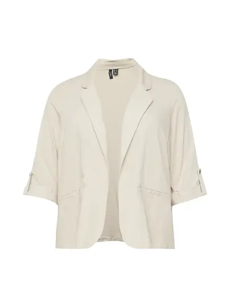 Vero Moda Curve Blejzer 'Jesmilo'  šedobiela