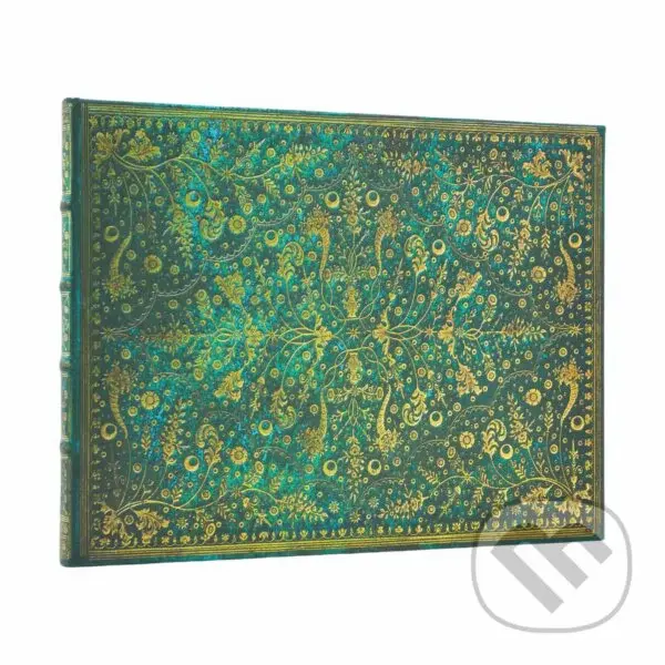 Paperblanks - kniha hostí Emerald Flower