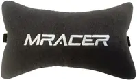 DXRACER Hlavový polštářek Mracer, látkový, šedý