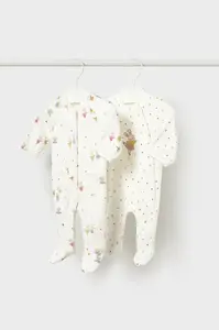 Mayoral Newborn  dupačky kojenecké bavlněné 2-pack