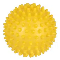 Masážní ježek, žlutý 8 cm