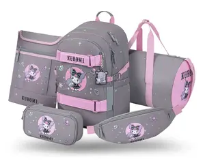 Baagl Školní set Skate Kuromi Grey II