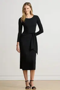 Lauren Ralph Lauren  bodycon šaty s bavlnou