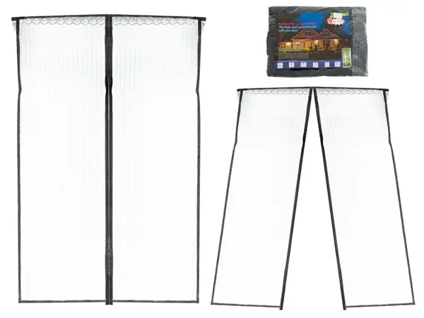 Moskytiéra magnetická sieť na dvere 110 × 220 cm