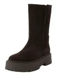 STEVE MADDEN Členkové čižmy 'Soleil'  tmavohnedá