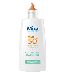 Mixa Anti-Imperfection Denní UV Fluid proti nedokonalostem SPF50+ 40 ml