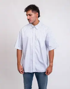Carhartt WIP S/S Keene Shirt Keene Stripe, White L