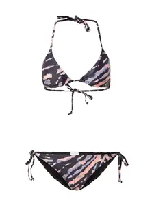 Urban Classics Bikiny  tmavomodrá / orgovánová / broskyňová