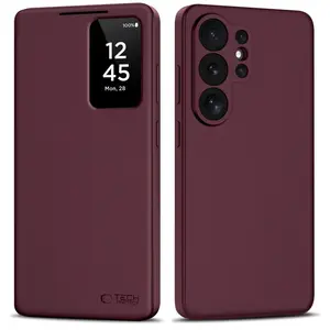 Tech-Protect Smart Wallet, Samsung Galaxy S26 Ultra, vínová