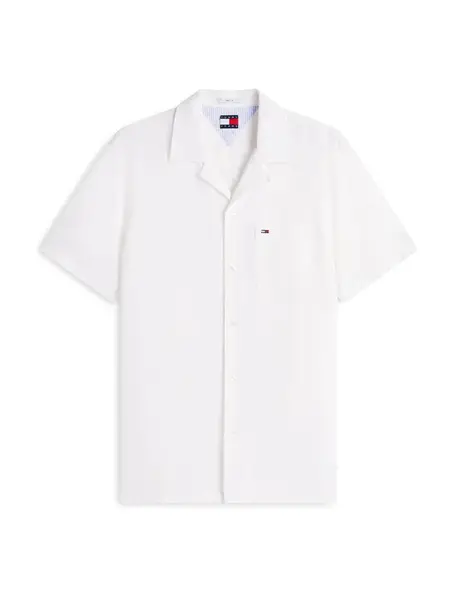 Tommy Jeans Košeľa  šedobiela