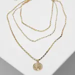 Náhrdelník Amulet - zlaté barvy