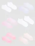 Yoclub Kids's Girls' Ankle Thin Cotton Socks Basic Plain Colours 6-pack SKS-0027G-0000