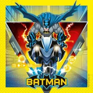 Ubrousky papírové Batman 20 ks v balení, 33 x 33 cm