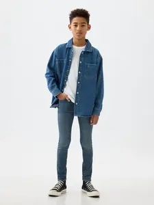 GAP Dětské džíny skinny Washwell - Kluci