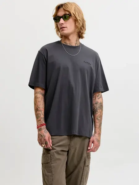 JACK & JONES Tričko 'JJEARCHIVE'  tmavosivá
