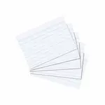 Herlitz - Karty do kartotéky A7, bílé, linka