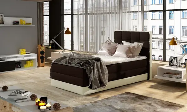 Boxspring Aster 90 látka: Sawana 26/ Soft 33, Varianta: Levá