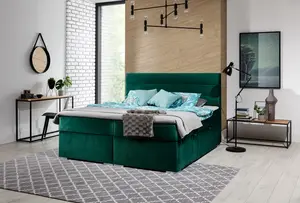 Boxspring Softy Rozměr: 140 x 200 cm, látka: Monolith 37
