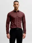Jack & Jones Premium Košeľa 'JJPRParma'  hnedá