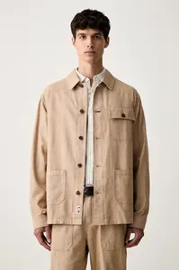 Scotch & Soda  košeľová bunda pánska s bavlnou