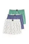 Bavlněné boxerky Polo Ralph Lauren 3-pack tmavomodrá barva, 714830273