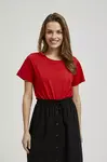 Marisse Women's Blouse L-Ts-4328 Red