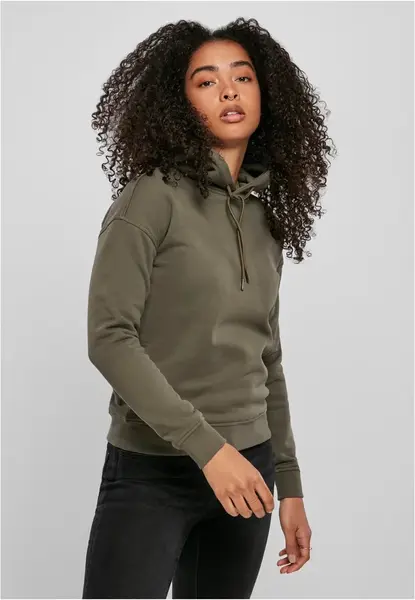 Women's Organic Olive Hooded Jacket