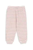 Dětské tepláky s bavlnou Konges Sløjd ITTY SWEAT PANTS GOTS růžová barva, KS103830