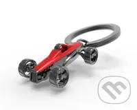 Kľúčenka - Závodné auto červeno-čierne