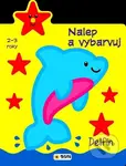 Nalep a vybarvuj - Delfín (2 - 3 roky) - kniha z kategorie Omalovánky