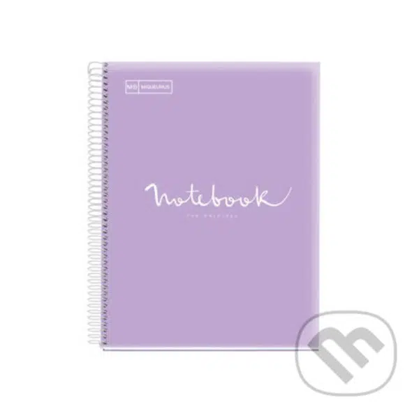 Miquelrius poznámkový blok Emotions A5, 90 g - linkovaný levandulový