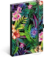 Notes Tropical (linkovaný s gumičkou na uzavření)