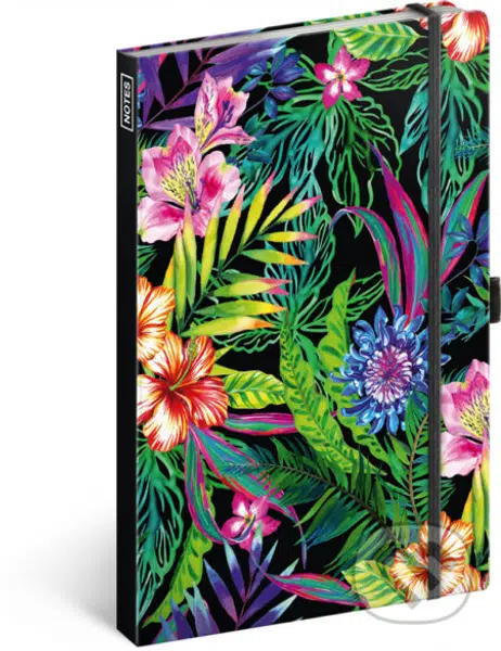 Notes Tropical (linkovaný s gumičkou na uzavření)