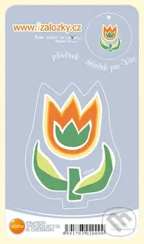 Průsvitná záložka Tulipán