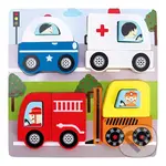 Puzzle 3D - záchranná vozidla