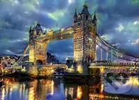 Tower Bridge, England London Bridge - puzzle z kategorie Umělecké